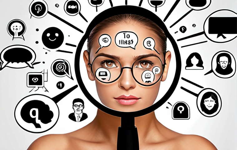 **

A vibrant, interconnected web of social media icons and speech bubbles, radiating outwards from a central ear. Within the ear, a magnifying glass highlights keywords and sentiment analysis data. The overall feel is modern, bright, and emphasizes hidden insights being revealed. Keywords: social listening, insights, data analysis, brand monitoring.

**