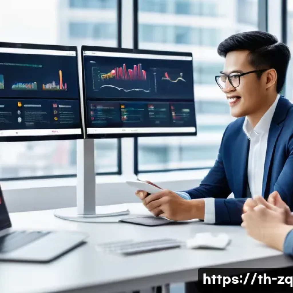 소셜 리스닝 툴을 통한 커뮤니티 피드백 분석 - A modern digital marketing team in a sleek, bright office environment analyzing customer feedback on...